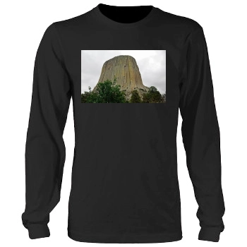 Mountains Men's Heavy Long Sleeve TShirt