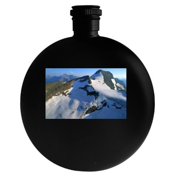 Mountains Round Flask