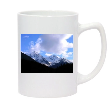 Mountains 14oz White Statesman Mug