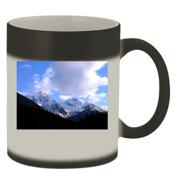 Mountains Color Changing Mug