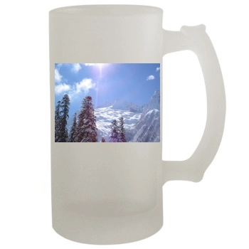 Mountains 16oz Frosted Beer Stein