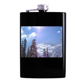 Mountains Hip Flask