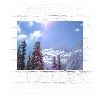 Mountains Metal Wall Art