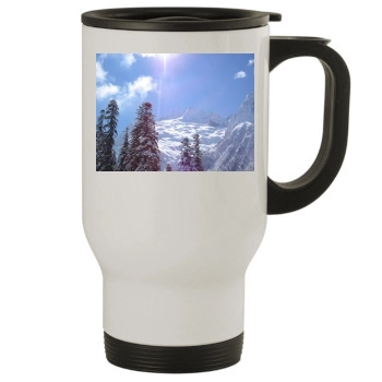 Mountains Stainless Steel Travel Mug