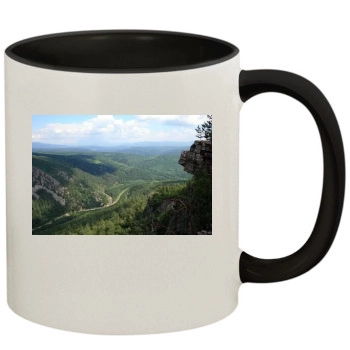 Mountains 11oz Colored Inner & Handle Mug