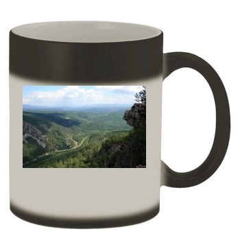 Mountains Color Changing Mug