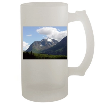 Mountains 16oz Frosted Beer Stein