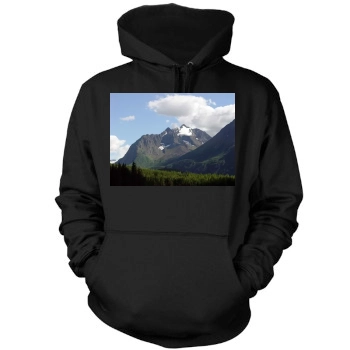 Mountains Mens Pullover Hoodie Sweatshirt