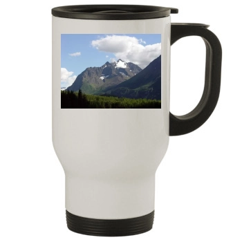 Mountains Stainless Steel Travel Mug