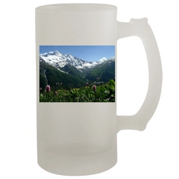 Mountains 16oz Frosted Beer Stein