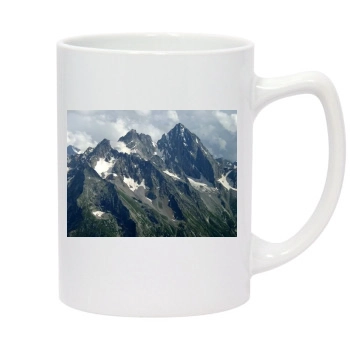 Mountains 14oz White Statesman Mug