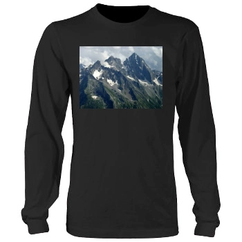 Mountains Men's Heavy Long Sleeve TShirt