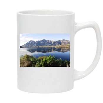 Mountains 14oz White Statesman Mug