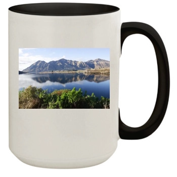 Mountains 15oz Colored Inner & Handle Mug