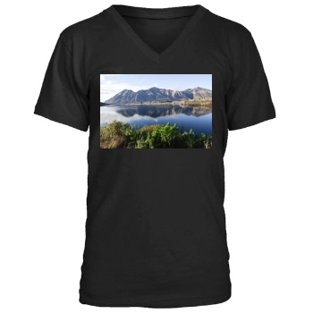 Mountains Men's V-Neck T-Shirt