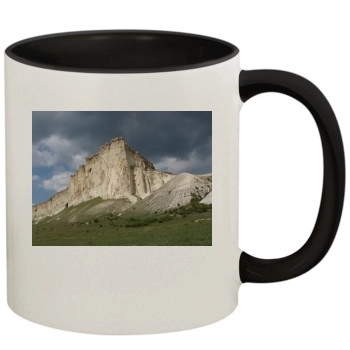 Mountains 11oz Colored Inner & Handle Mug