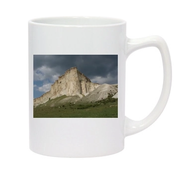 Mountains 14oz White Statesman Mug