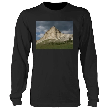 Mountains Men's Heavy Long Sleeve TShirt