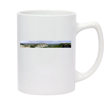 Mountains 14oz White Statesman Mug