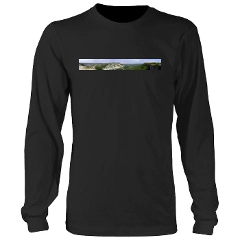 Mountains Men's Heavy Long Sleeve TShirt