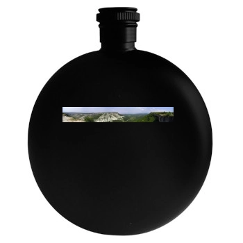 Mountains Round Flask