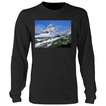 Mountains Men's Heavy Long Sleeve TShirt