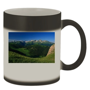 Mountains Color Changing Mug