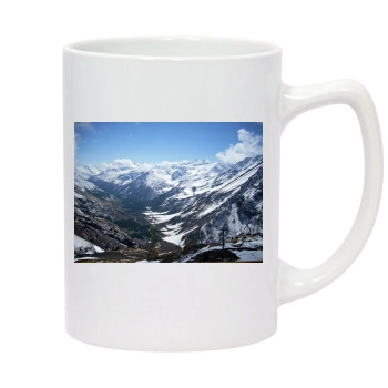 Mountains 14oz White Statesman Mug