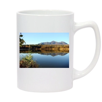 Mountains 14oz White Statesman Mug