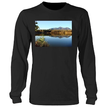 Mountains Men's Heavy Long Sleeve TShirt