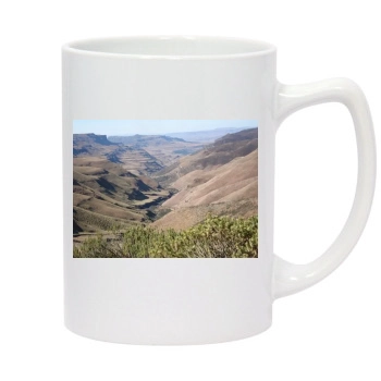 Mountains 14oz White Statesman Mug