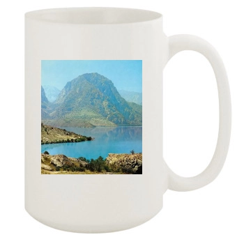 Mountains 15oz White Mug