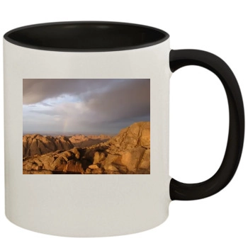 Mountains 11oz Colored Inner & Handle Mug