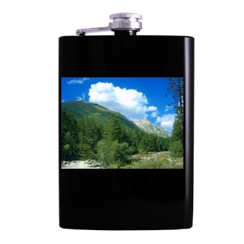 Mountains Hip Flask