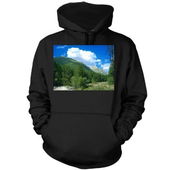 Mountains Mens Pullover Hoodie Sweatshirt