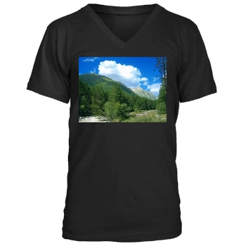 Mountains Men's V-Neck T-Shirt