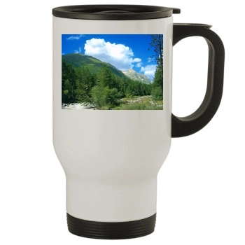 Mountains Stainless Steel Travel Mug