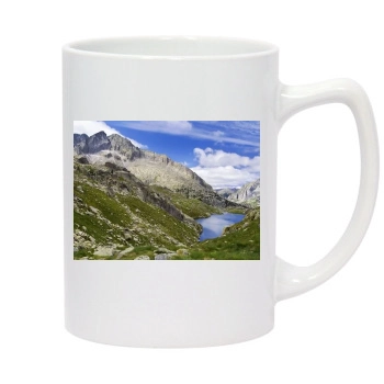 Mountains 14oz White Statesman Mug