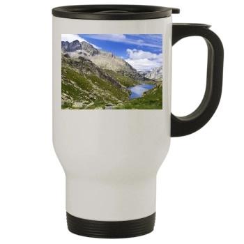 Mountains Stainless Steel Travel Mug