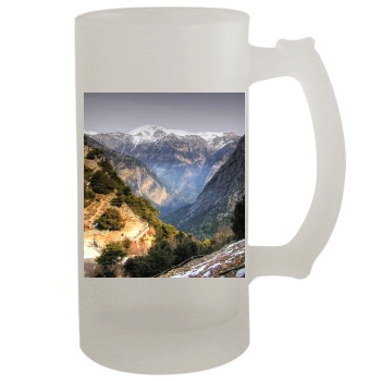 Mountains 16oz Frosted Beer Stein