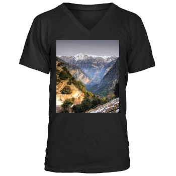 Mountains Men's V-Neck T-Shirt