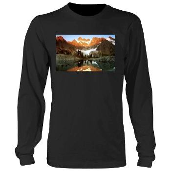 Mountains Men's Heavy Long Sleeve TShirt