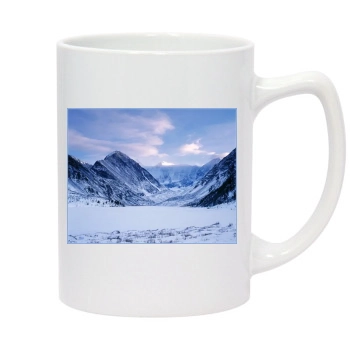 Mountains 14oz White Statesman Mug