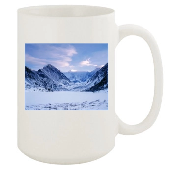 Mountains 15oz White Mug