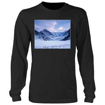 Mountains Men's Heavy Long Sleeve TShirt