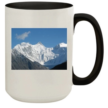 Mountains 15oz Colored Inner & Handle Mug