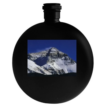 Mountains Round Flask