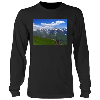 Mountains Men's Heavy Long Sleeve TShirt