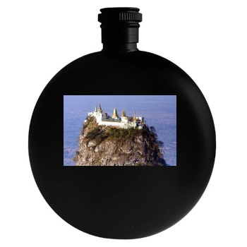 Mountains Round Flask