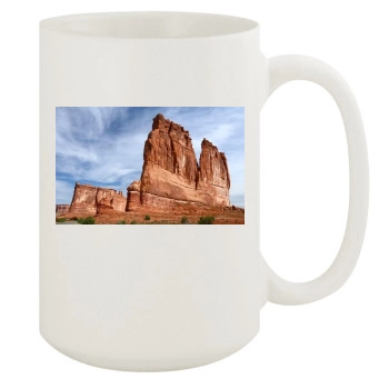 Mountains 15oz White Mug